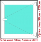 Plastov okna O SOFT ka 50, 55 a 60cm